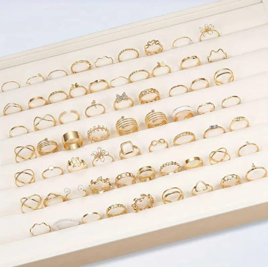 Set of multiple design rings ✨💍