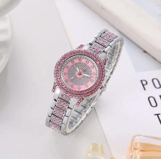 ⏱️ Premium Stone-Studded Watch - Luxury Elegance Redefined ✨